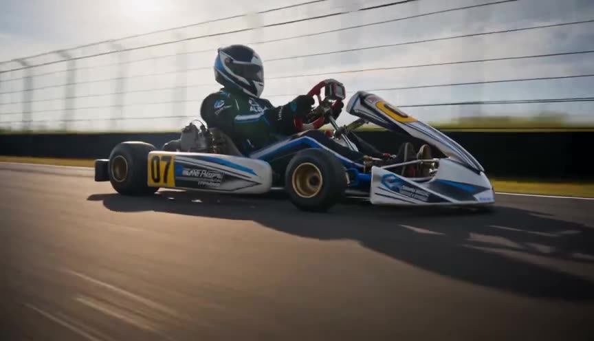 Kart em alta velocidade